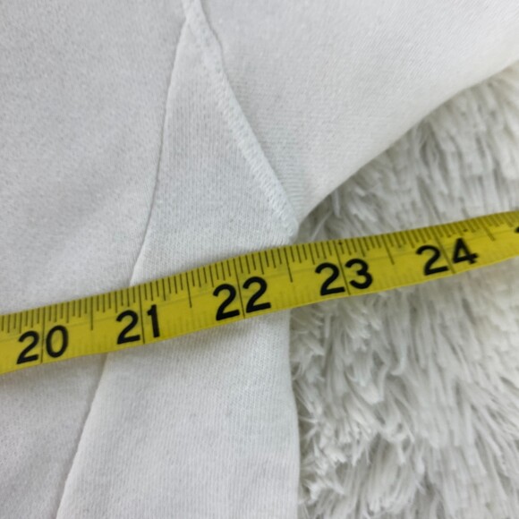 Fabletics Hadley Hi-Low Now Now Now White Pullover Hoodie Size Small - Picture 7 of 8